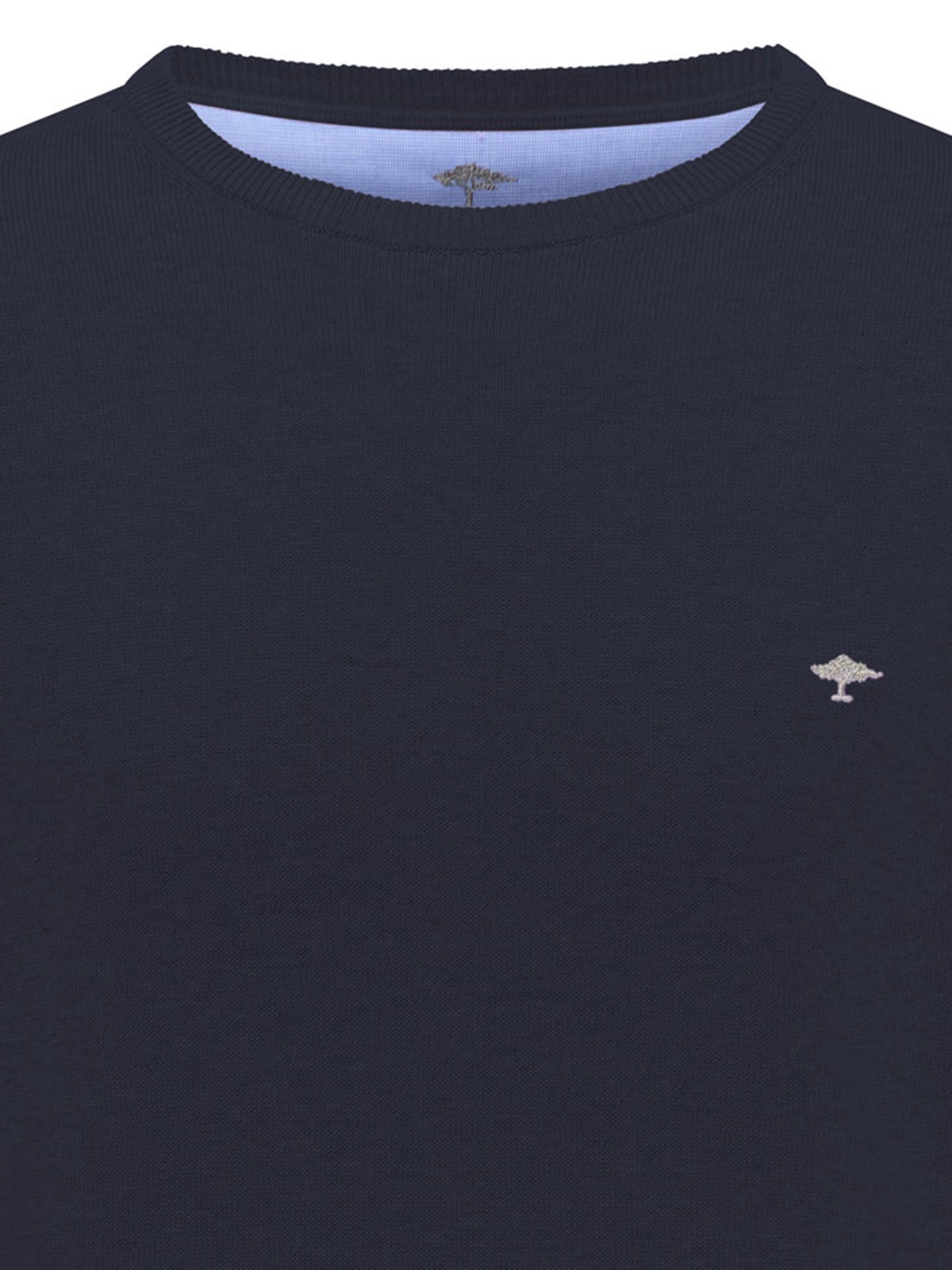 Fynch-Hatton - Mens Knitwear - O-Neck - Navy - Wildvine Clothing, Spalding, Lincolnshire