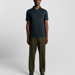 Lyle & Scott - Mens Interlock Polo Shirt - Carbon X898 - Wildvine Clothing, Spalding, Lincolnshire