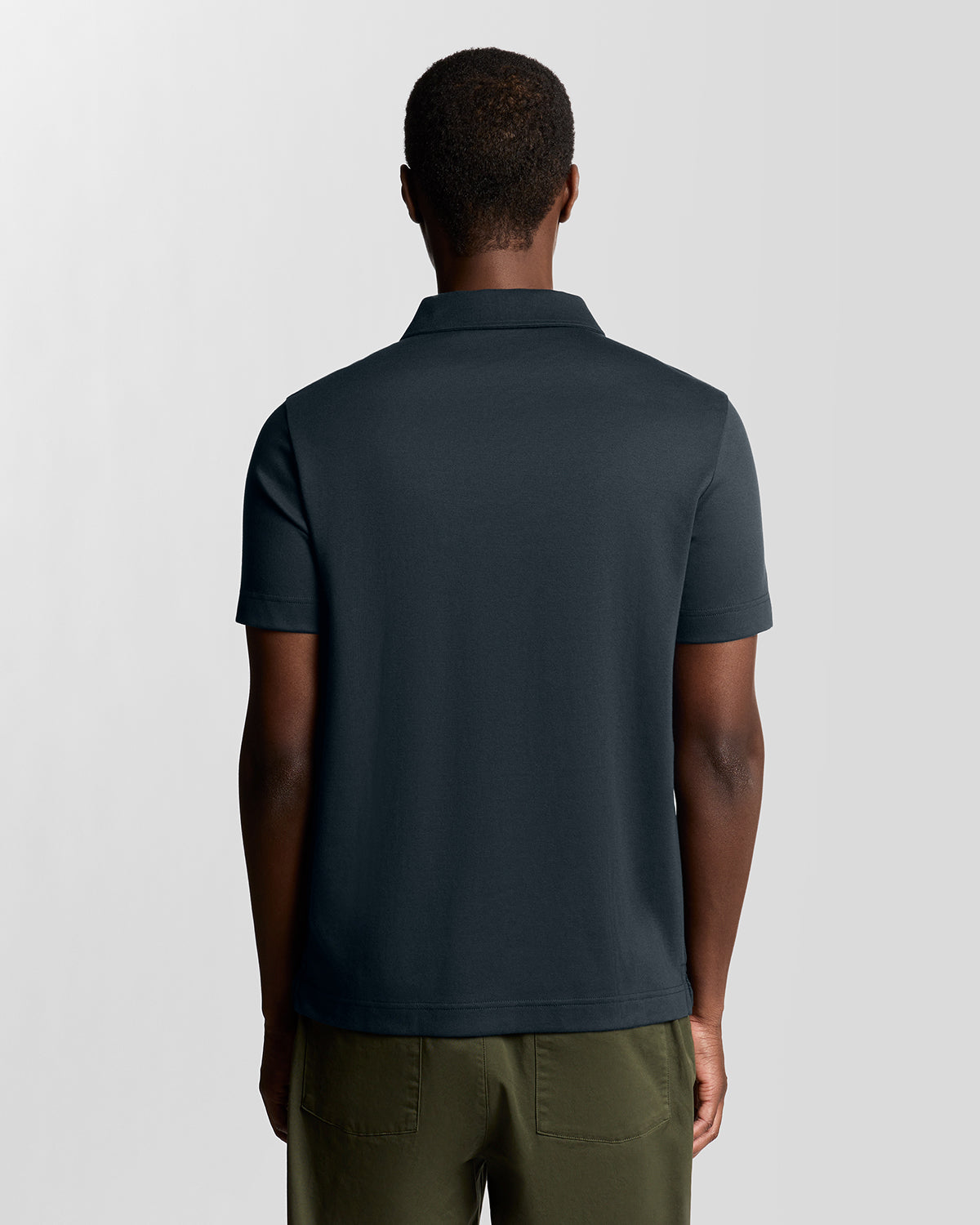 Lyle & Scott - Mens Interlock Polo Shirt - Carbon X898 - Wildvine Clothing, Spalding, Lincolnshire