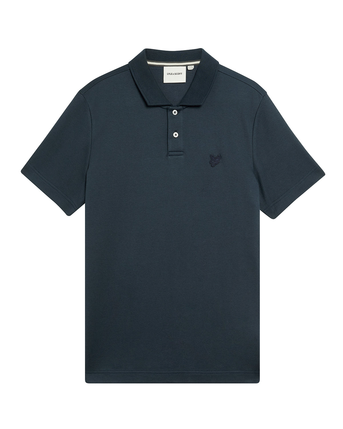 Lyle & Scott - Mens Interlock Polo Shirt - Carbon X898 - Wildvine Clothing, Spalding, Lincolnshire