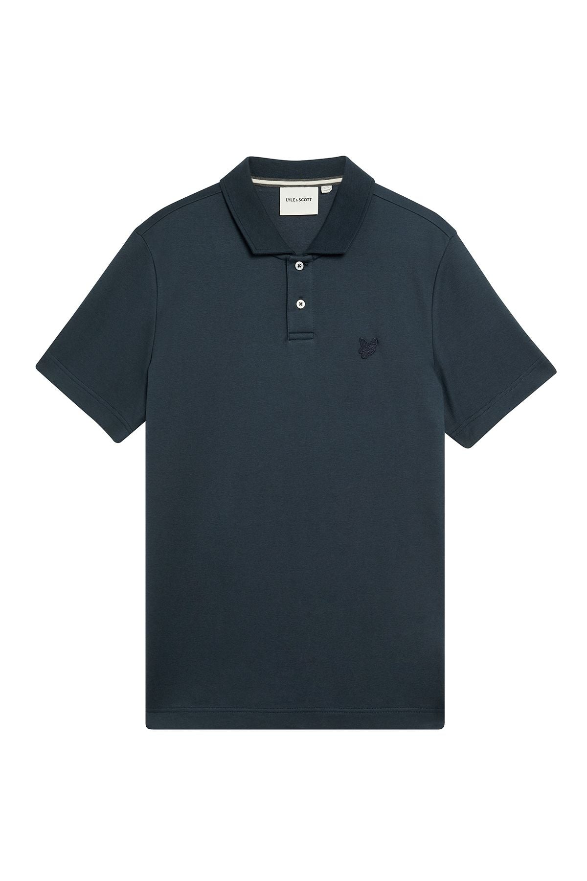 Lyle & Scott - Mens Interlock Polo Shirt - Carbon X898 - Wildvine Clothing, Spalding, Lincolnshire