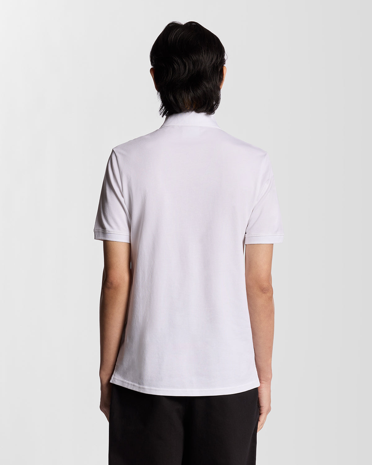 Lyle & Scott - Mens Superfine Pique Zip Polo Shirt - White 626 - Wildvine Clothing, Spalding, Lincolnshire