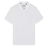 Lyle & Scott - Mens Superfine Pique Zip Polo Shirt - White 626 - Wildvine Clothing, Spalding, Lincolnshire