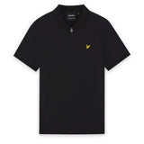 Lyle & Scott - Mens Quarter Zip Polo Shirt - Jet Black - SP2512V Z865 - Wildvine Clothing, Spalding, Lincolnshire