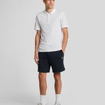 Lyle & Scott - Mens Tonal Eagle Polo Shirt - White 626 - Wildvine Clothing, Spalding, Lincolnshire