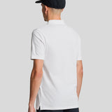 Lyle & Scott - Mens Tonal Eagle Polo Shirt - White 626 - Wildvine Clothing, Spalding, Lincolnshire