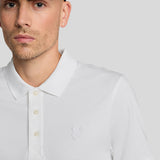 Lyle & Scott - Mens Tonal Eagle Polo Shirt - White 626 - Wildvine Clothing, Spalding, Lincolnshire