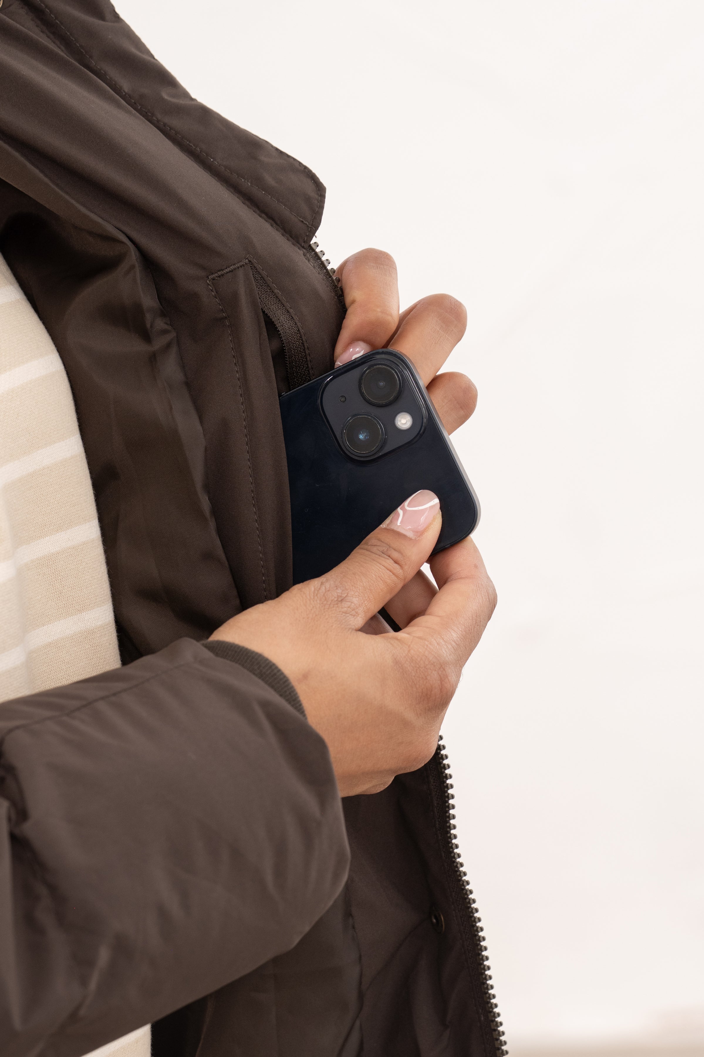 Lighthouse - Ladies Savannah Long Coat - Cocoa - Wildvine Clothing, Spalding, Lincolnshire