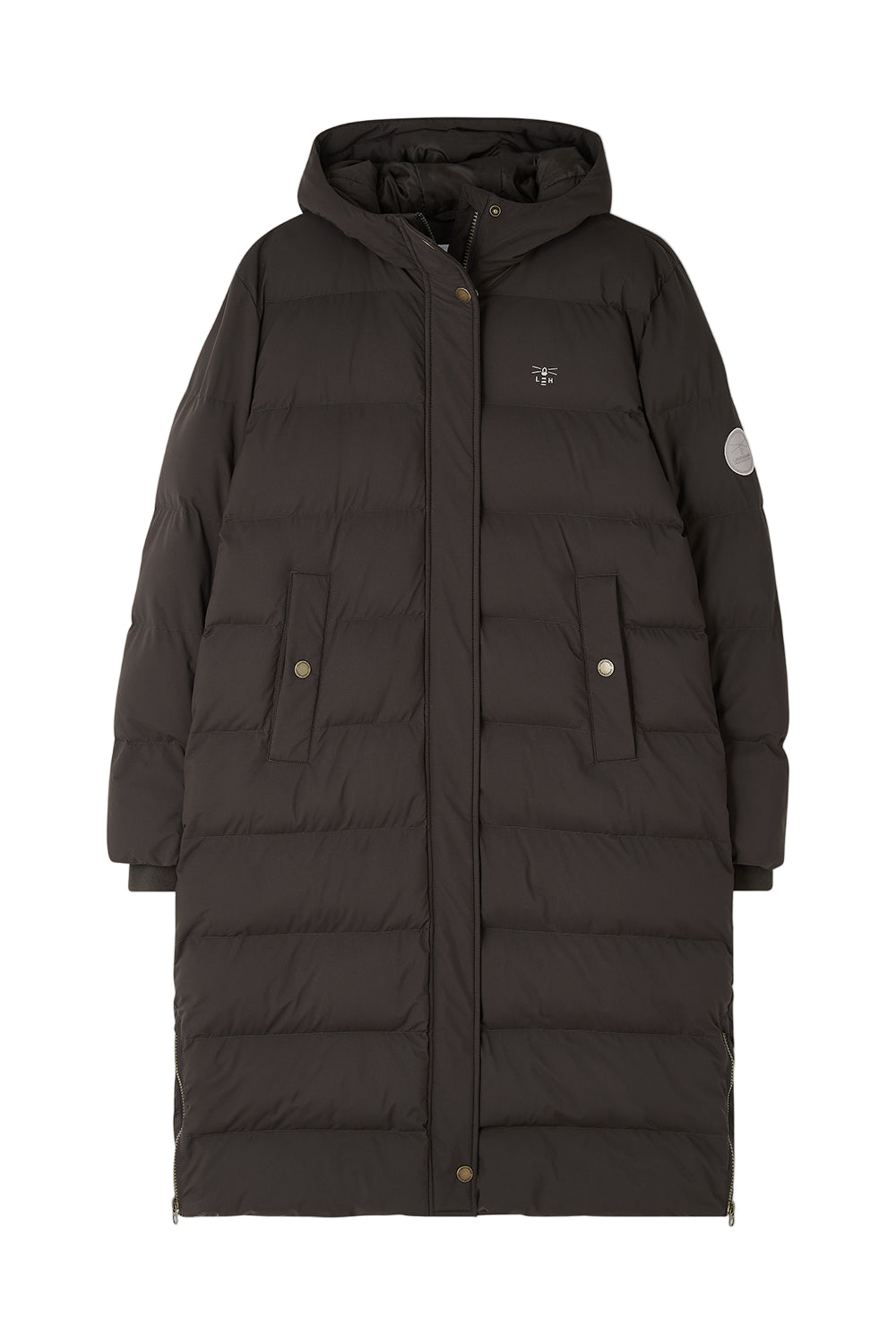 Lighthouse - Ladies Savannah Long Coat - Cocoa - Wildvine Clothing, Spalding, Lincolnshire