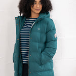 Lighthouse - Ladies Savannah Long Coat - Pine - Wildvine Clothing, Spalding, Lincolnshire