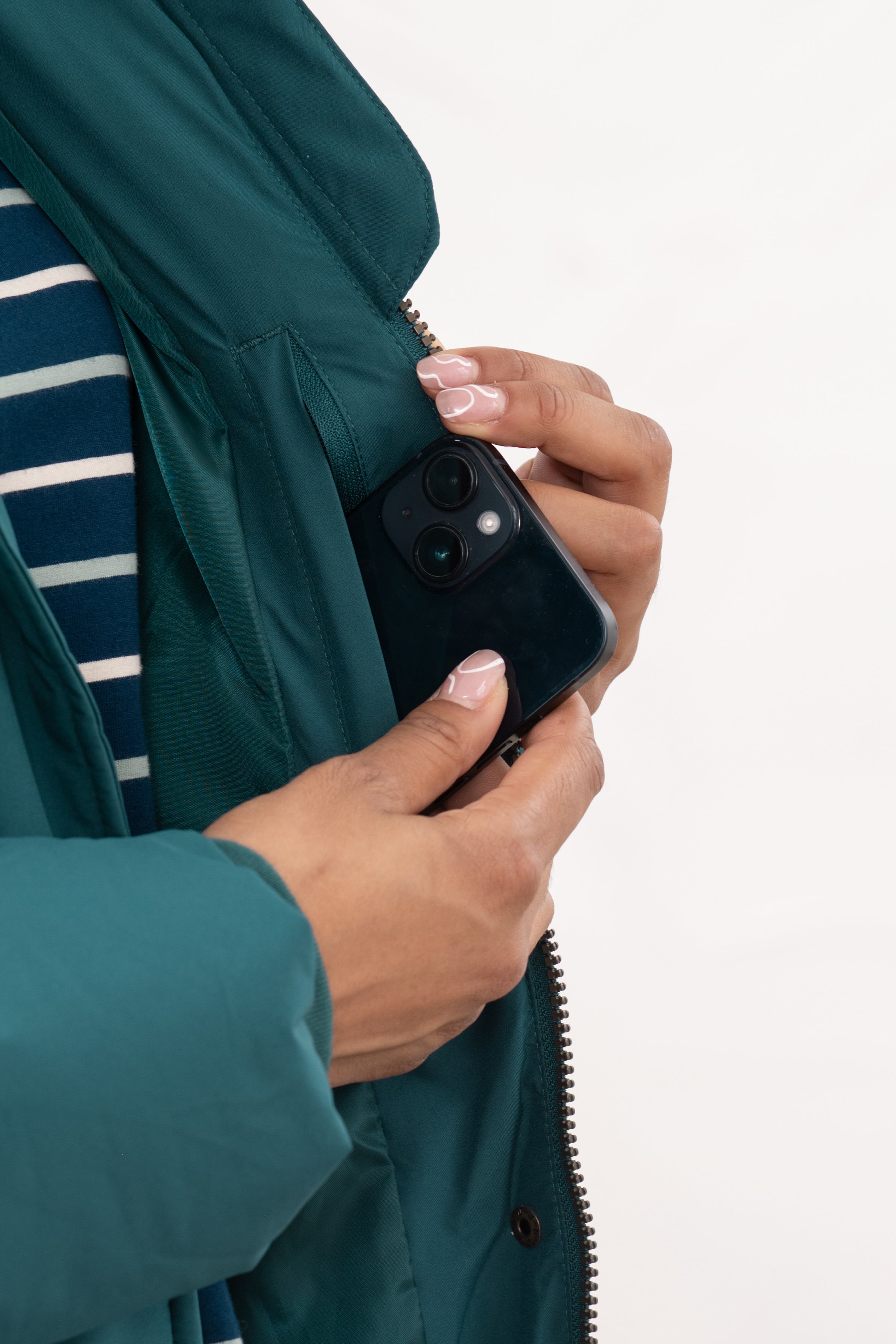 Lighthouse - Ladies Savannah Long Coat - Pine - Wildvine Clothing, Spalding, Lincolnshire