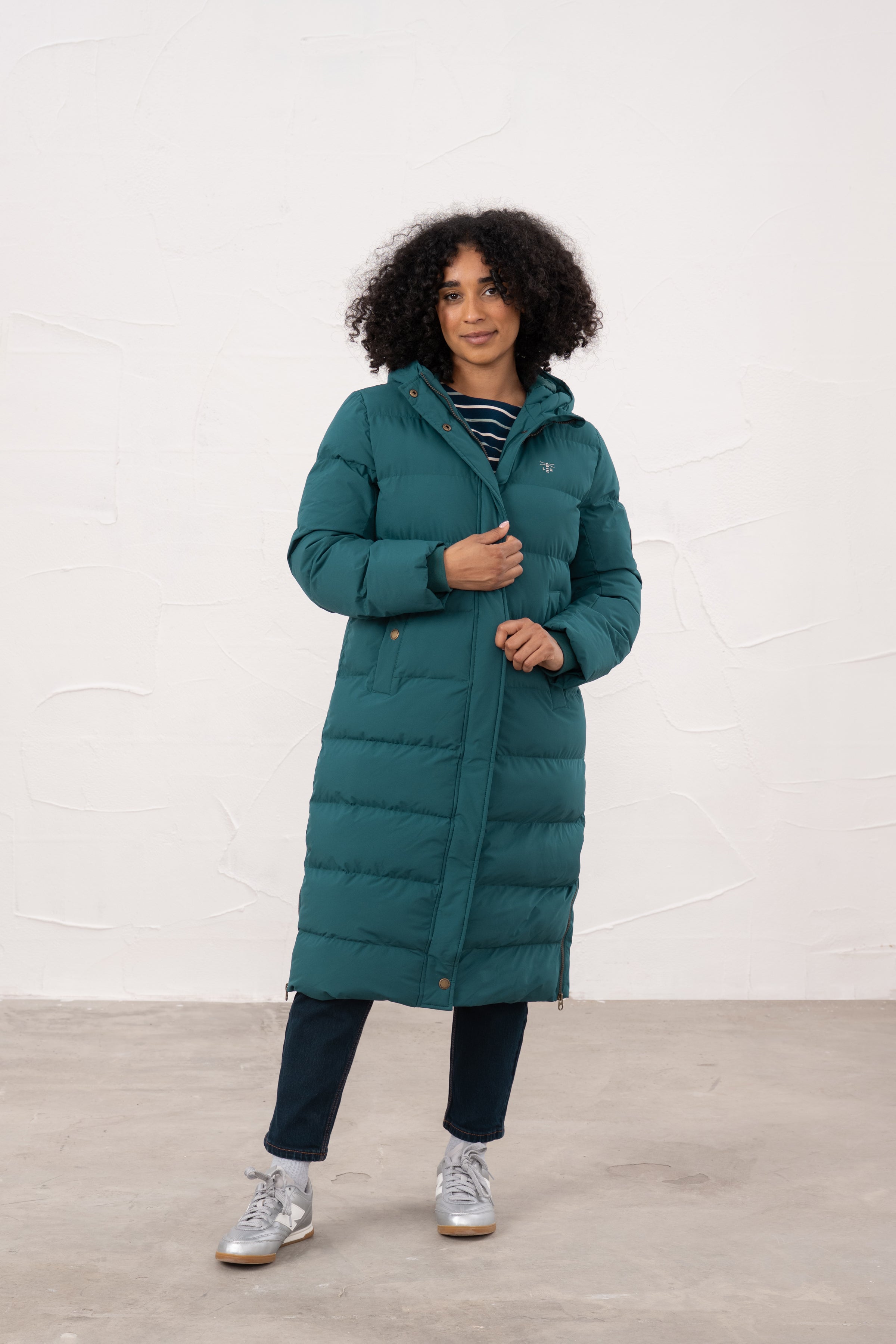 Lighthouse - Ladies Savannah Long Coat - Pine - Wildvine Clothing, Spalding, Lincolnshire