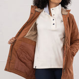 Lighthouse - Ladies Scarlet Coat - Rust - Wildvine Clothing, Spalding, Lincolnshire