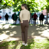 Pinnns - Ladies - 28" Leg Super Stretch Stright Leg Deluxe Jean - Chocolate - Wildvine Clothing, Spalding, Lincolnshire