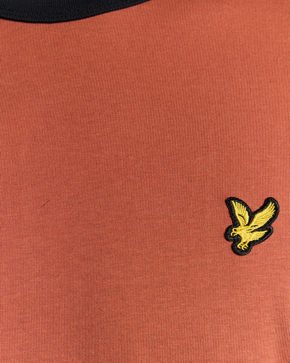 Lyle & Scott - Mens Ringer T-shirt - Brick/ Dark Navy X940 - Wildvine Clothing, Spalding, Lincolnshire