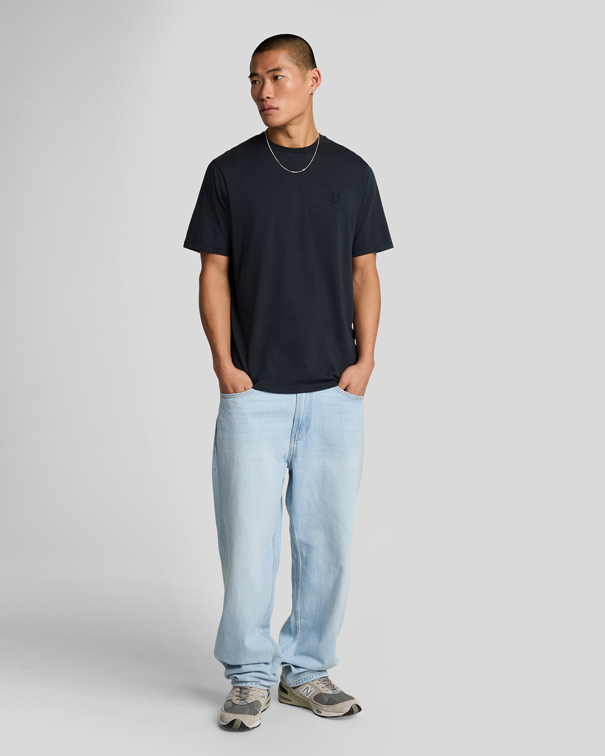 Lyle & Scott - Mens Superfine T-Shirt - Dark Navy Z271 - Wildvine Clothing, Spalding, Lincolnshire