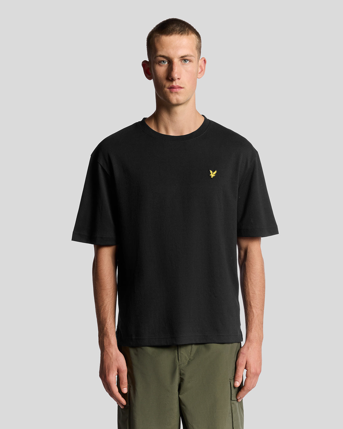Lyle & Scott - Mens Ultra Soft Oversized T-Shirt - Jet Black Z865 - Wildvine Clothing, Spalding, Lincolnshire