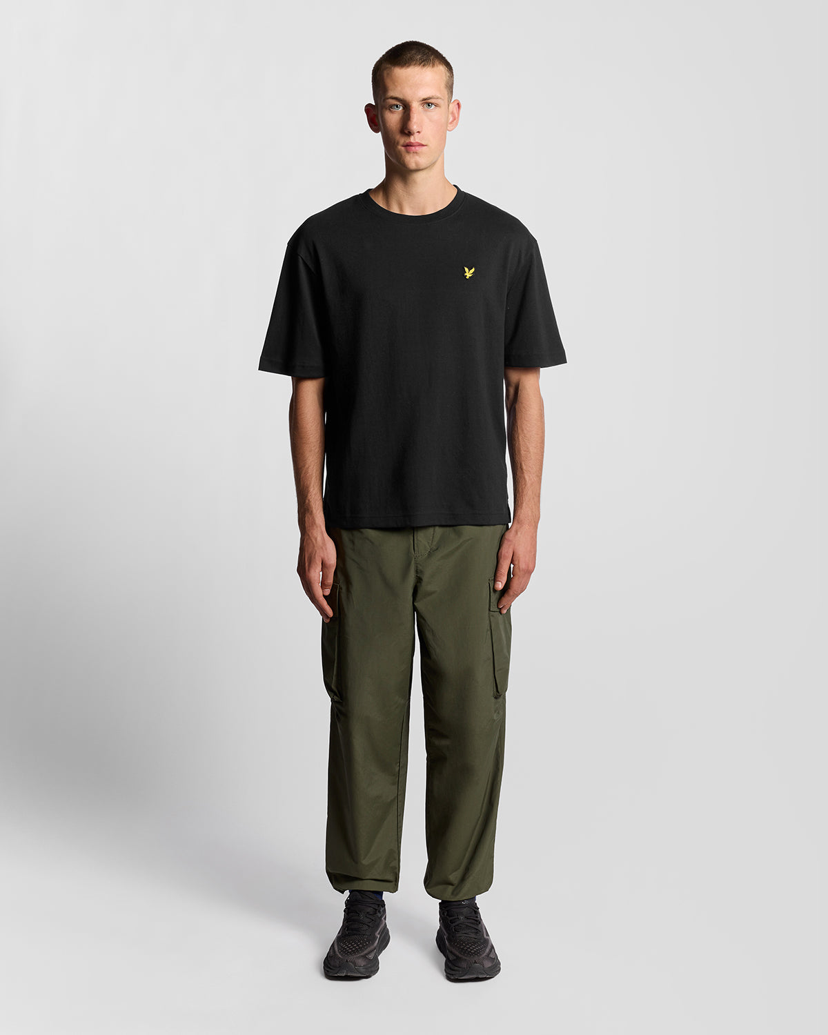 Lyle & Scott - Mens Ultra Soft Oversized T-Shirt - Jet Black Z865 - Wildvine Clothing, Spalding, Lincolnshire