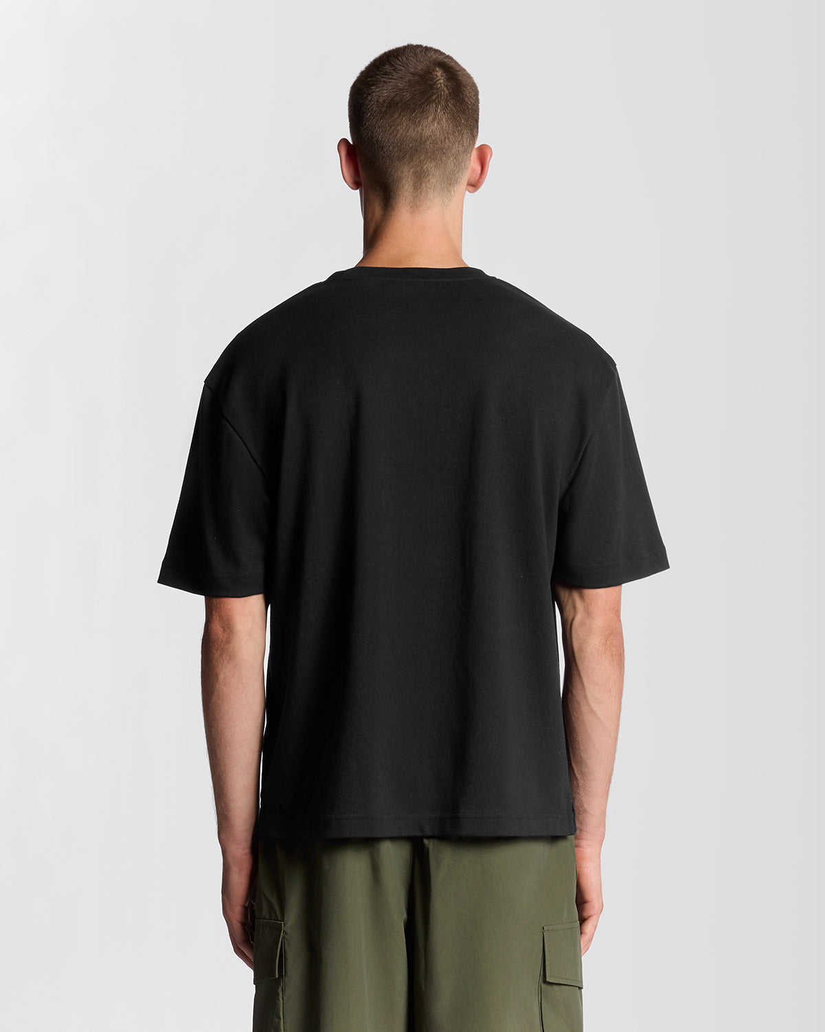 Lyle & Scott - Mens Ultra Soft Oversized T-Shirt - Jet Black Z865 - Wildvine Clothing, Spalding, Lincolnshire