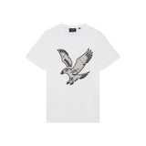 Lyle & Scott - Mens Check Eagle T-Shirt - White TS2461V 626 - Wildvine Clothing, Spalding, Lincolnshire