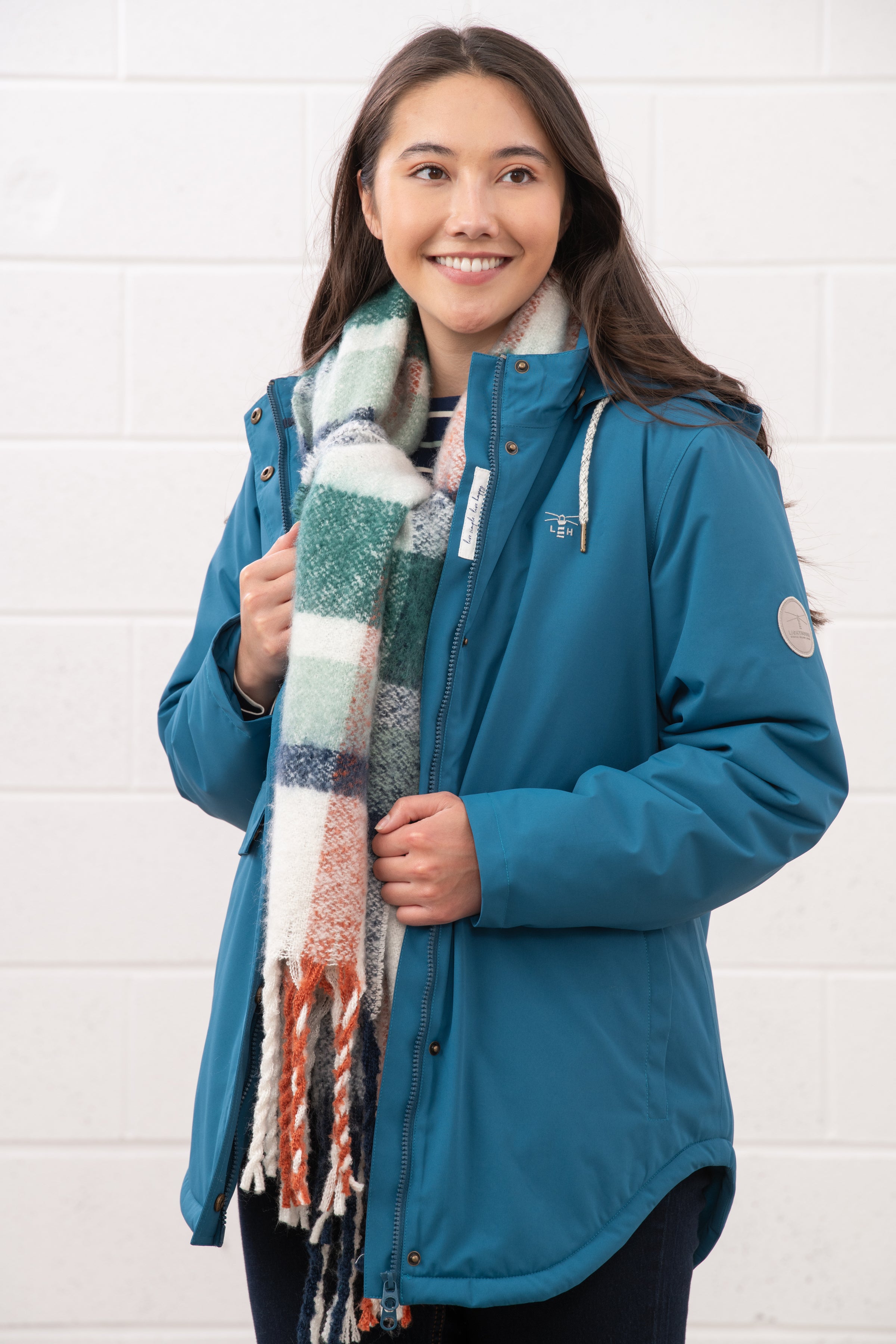 Lighthouse - Ladies Tess Coat - Teal - Wildvine Clothing, Spalding, Lincolnshire