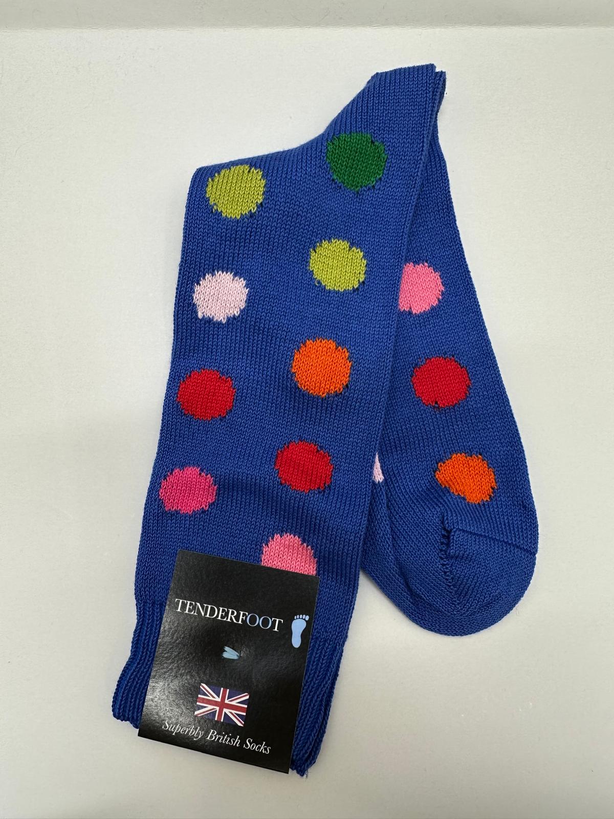 Tenderfoot - Mens - Cotton - Smartie UK 7 - 11 Blue - Wildvine Clothing, Spalding, Lincolnshire