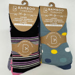 Ladies Bamboo Socks - Non Elastic - (3 pairs) - Wildvine Clothing, Spalding, Lincolnshire
