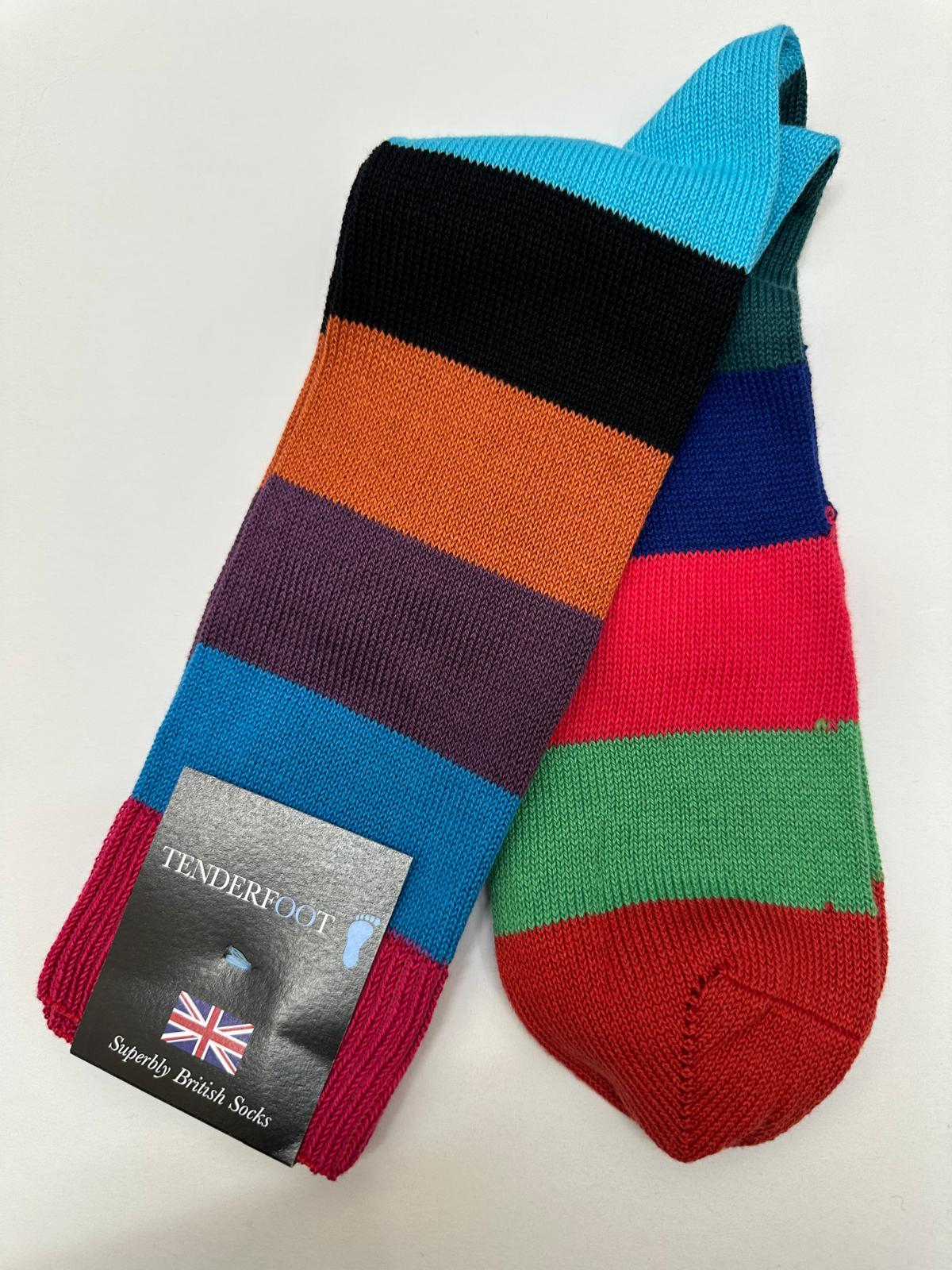 Tenderfoot - Mens - Cotton - Stripe - Wildvine Clothing, Spalding, Lincolnshire