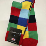 Tenderfoot - Mens - Cotton - Checkered UK 7 - 11 Red - Multi - Wildvine Clothing, Spalding, Lincolnshire