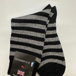 Tenderfoot - Mens- Wool - Metallic Socks UK 7 - 11 Black - Wildvine Clothing, Spalding, Lincolnshire