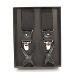 Van Buck - Mens - Black Leather End Trouser Braces - Wildvine Clothing, Spalding, Lincolnshire