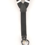 Van Buck - Mens - Black Leather End Trouser Braces - Wildvine Clothing, Spalding, Lincolnshire