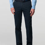 MEYER New York Mens Trousers – 2-5617 Fine Texture Luxury Chinos - Modern Fit – Navy - Wildvine Clothing, Spalding, Lincolnshire
