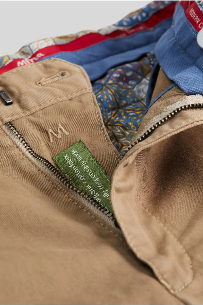 MEYER Oslo Mens Trousers – 9-316 Luxury Cotton Chinos - Modern Fit – Camel - Wildvine Clothing, Spalding, Lincolnshire
