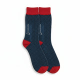 Tenderfoot - Mens - Wool Socks - Blue/Red - Wildvine Clothing, Spalding, Lincolnshire