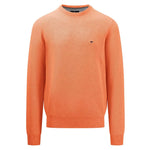 Fynch-Hatton - Mens Knitwear - O-Neck, Superfine - Peach - Wildvine Clothing, Spalding, Lincolnshire