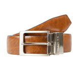 Dents - Mens Belt  -  Twist Reversible - Black/Tan Bovine Leather