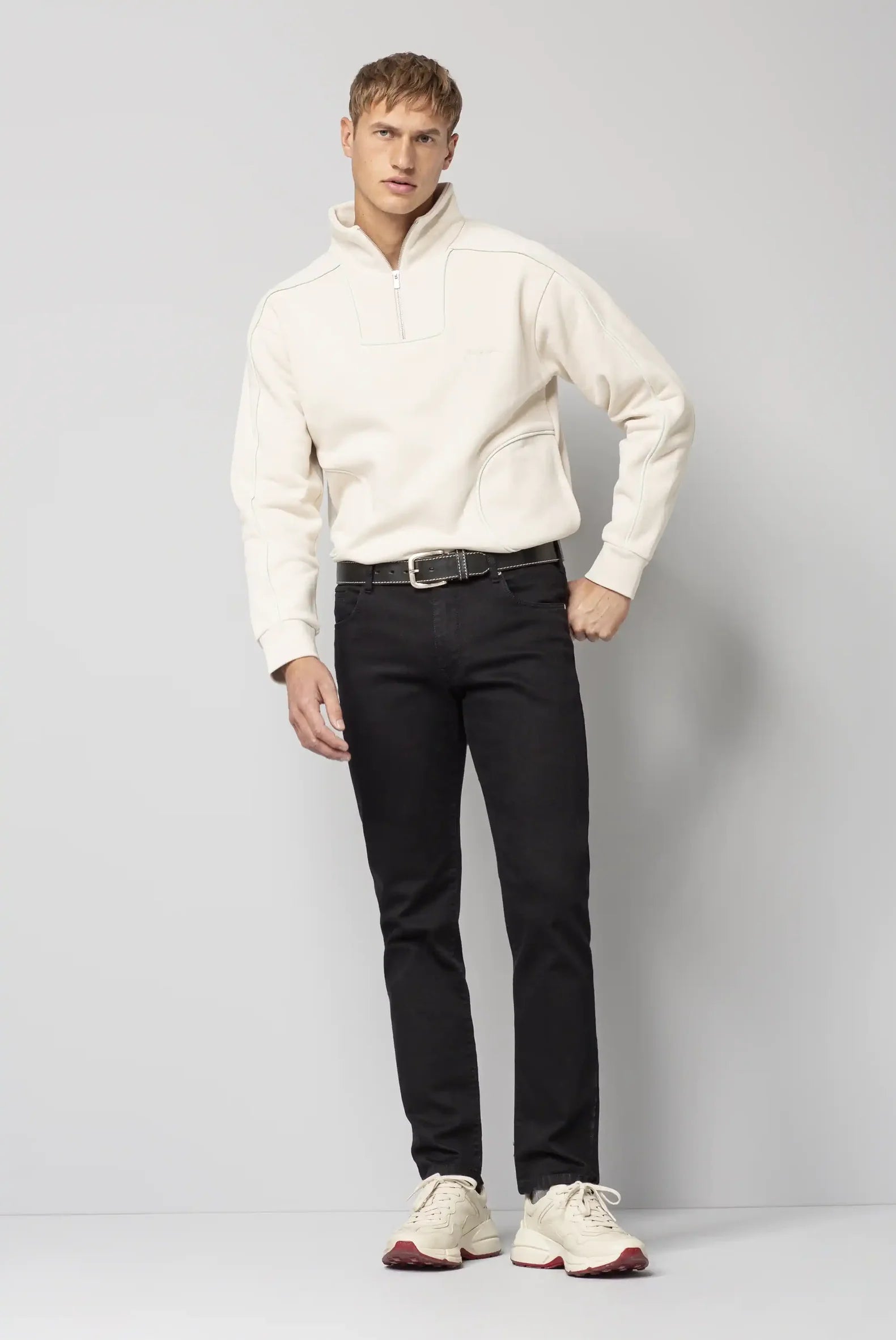 MEYER M5 Jeans - 6209 Regular Fit - Fairtrade Cotton Stretch Denim - Black - Wildvine Clothing, Spalding, Lincolnshire