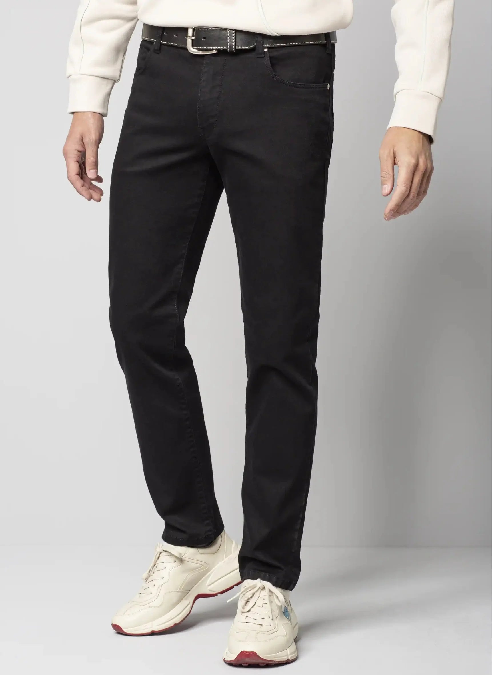 MEYER M5 Jeans - 6209 Regular Fit - Fairtrade Cotton Stretch Denim - Black - Wildvine Clothing, Spalding, Lincolnshire