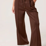 QED London - Ladies - Pintuck Wide Leg Trouser - Wildvine Clothing, Spalding, Lincolnshire