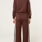 QED London - Ladies - Stripe Bomber Jacket & Matching Trouser Set - Wildvine Clothing, Spalding, Lincolnshire