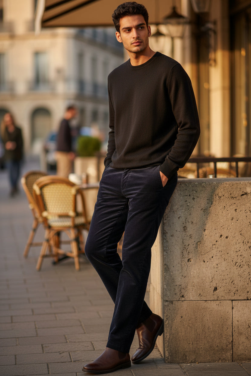 DG’s Drifter - Mens - “Deacon” Cord Trousers – Navy - Wildvine Clothing, Spalding, Lincolnshire