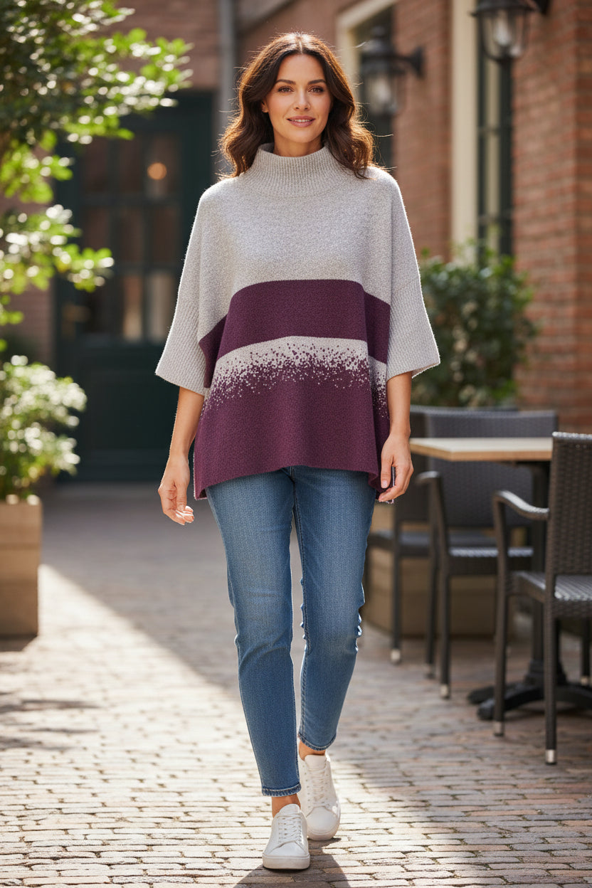 D.E.C.K By Decollage - Ladies Short Sleeved Knit - Lurex Detail - Wildvine Clothing, Spalding, Lincolnshire