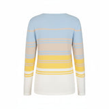 Alice Collins - Constance Pullover - Sky/Beige/Butter - Wildvine Clothing, Spalding, Lincolnshire