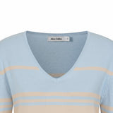 Alice Collins - Constance Pullover - Sky/Beige/Butter - Wildvine Clothing, Spalding, Lincolnshire