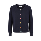 Alice Collins - Daphne Cardigan - Rich Navy - Wildvine Clothing, Spalding, Lincolnshire