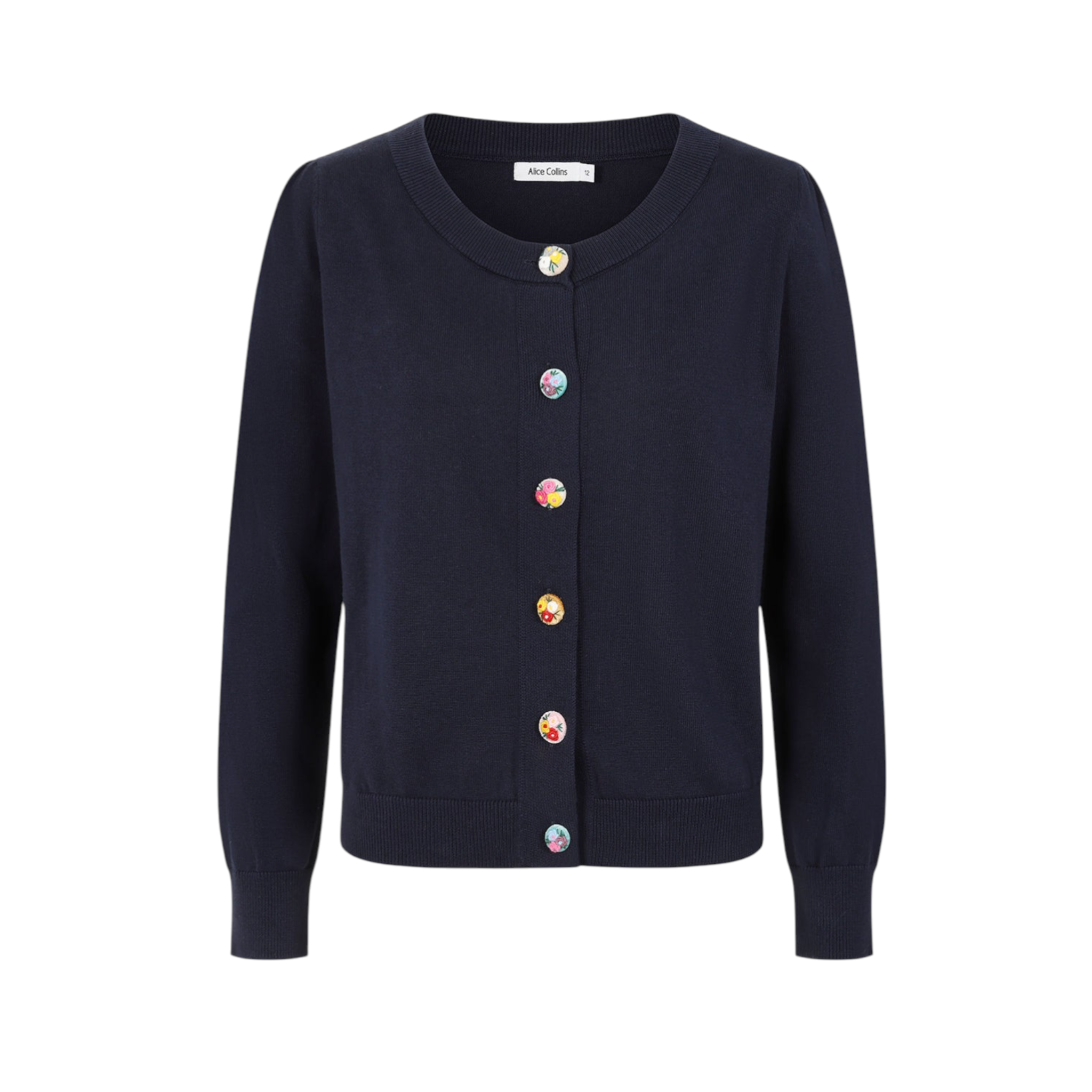 Alice Collins - Daphne Cardigan - Rich Navy - Wildvine Clothing, Spalding, Lincolnshire