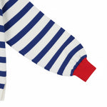 Alice Collins - Fowey Stripe Pullover - Wild Oat/Royal - Wildvine Clothing, Spalding, Lincolnshire
