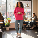 Alice Collins - Ladies Georgie Top - Fuchsia - Wildvine Clothing, Spalding, Lincolnshire