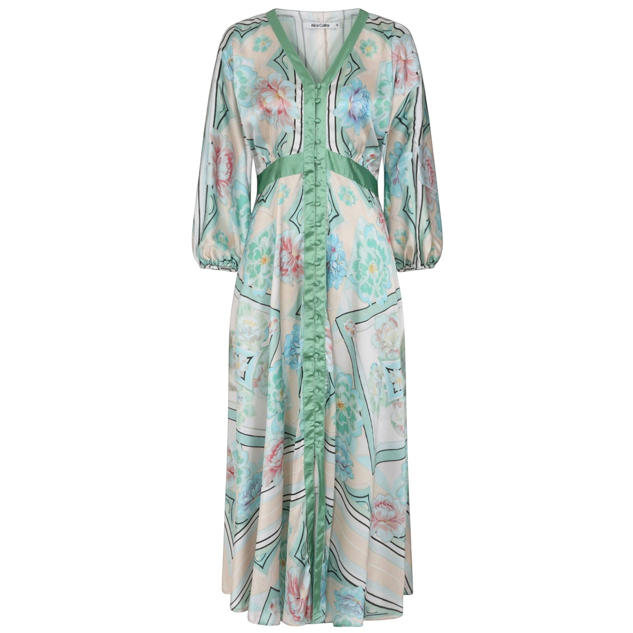 Alice Collins - Jane Dress - Seashore - Wildvine Clothing, Spalding, Lincolnshire